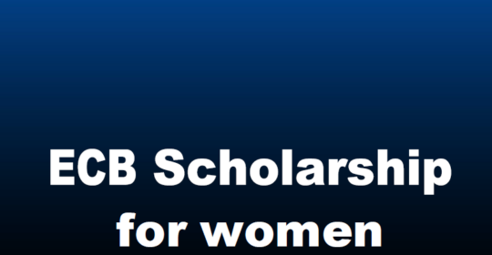 European Central Bank: Scholarship for Women 2026